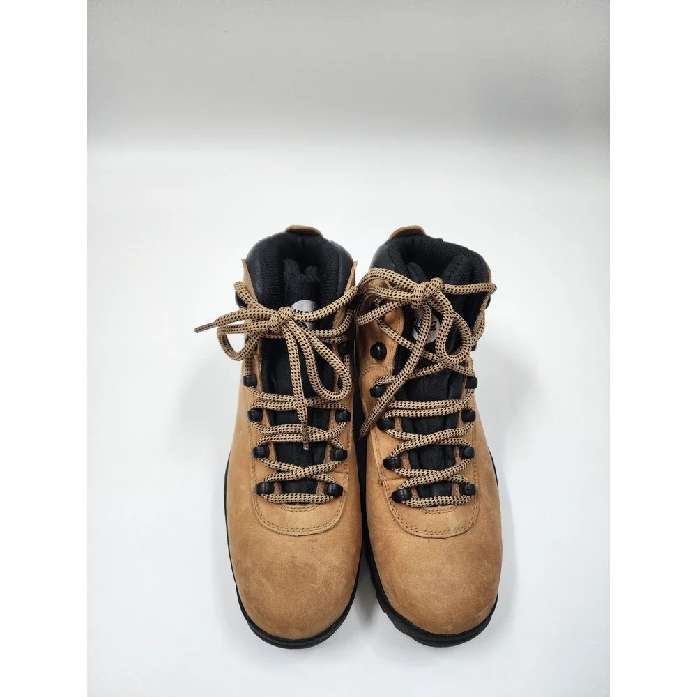 Hi-Tec‎ Waterproof Hiking Boots Tan Nubuck Leather Lace Up Outdoor Trail Shoes